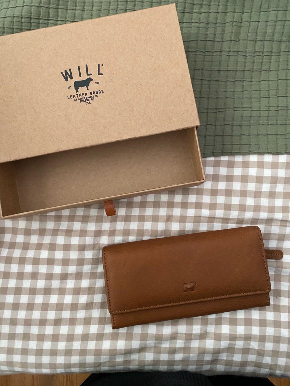 Like New Will Leather Goods Continental Wallet